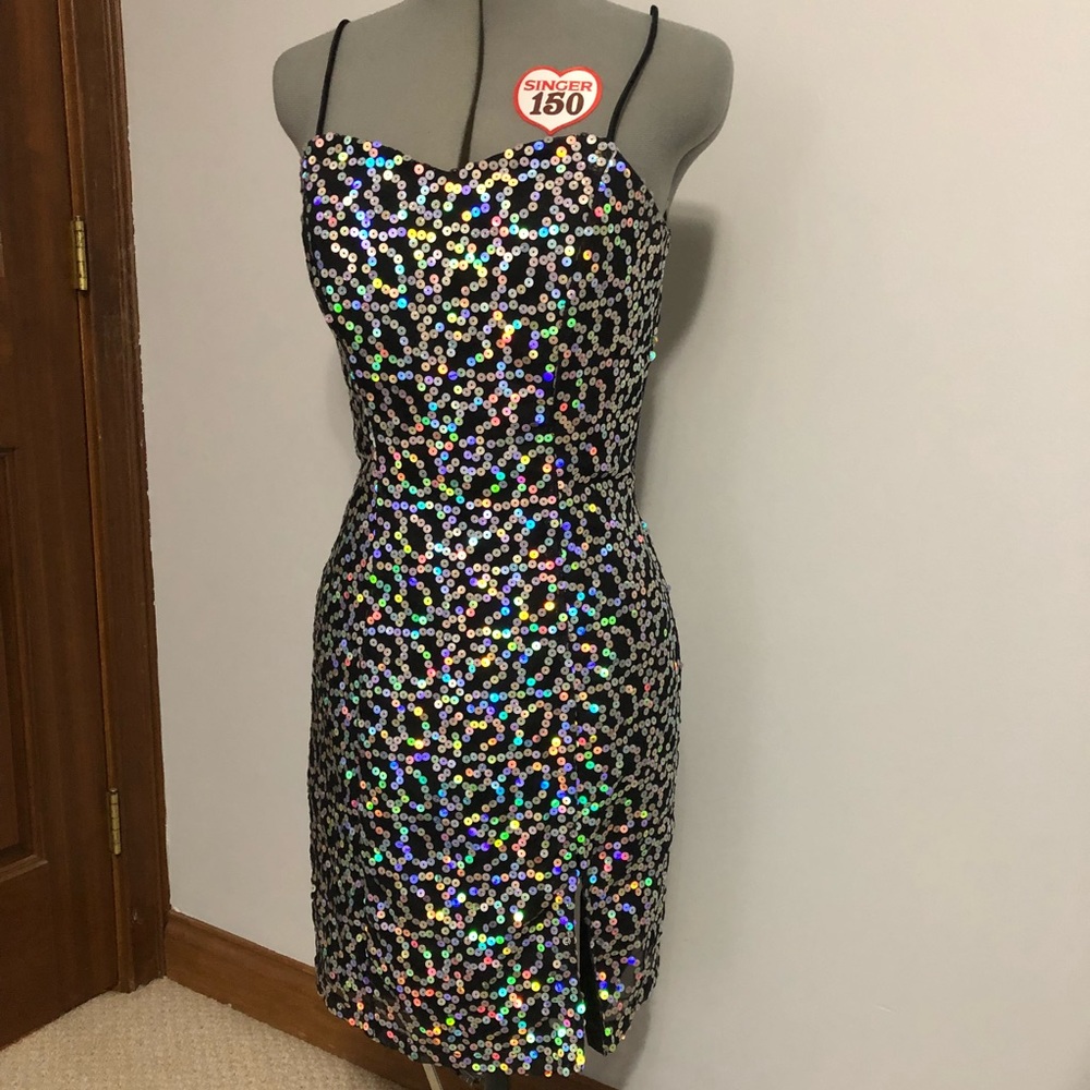 Sequined Dance Costume Dress